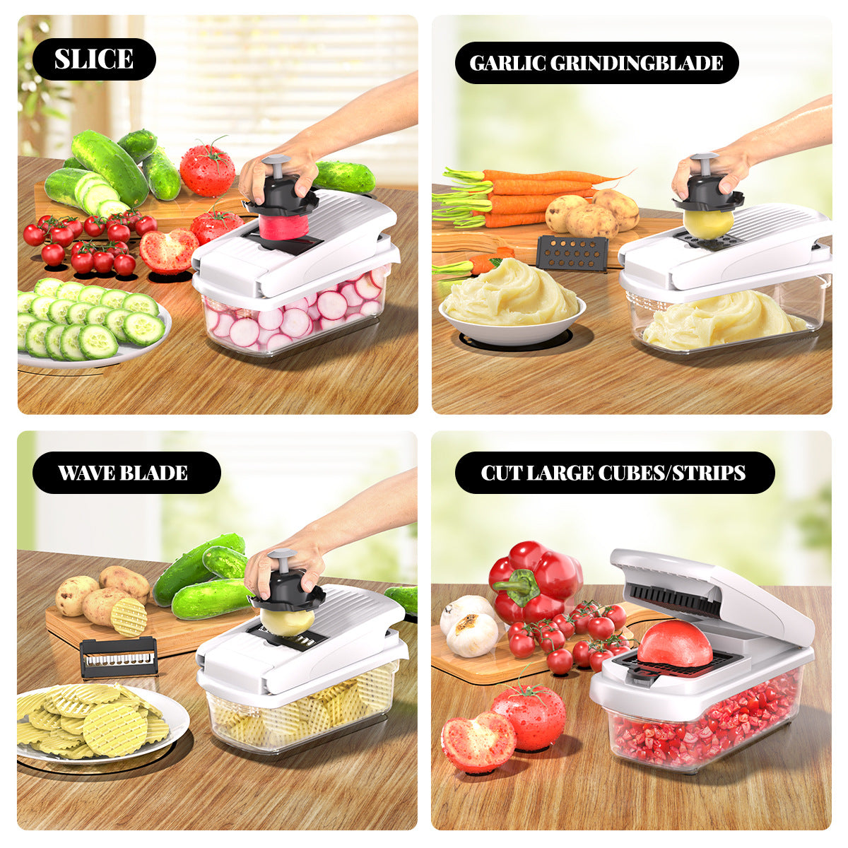 Multi-functional Vegetable Slicer Dicer Grater