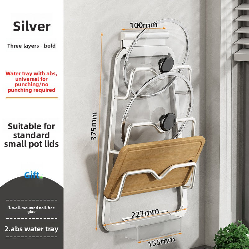 Household storage cutting board holder