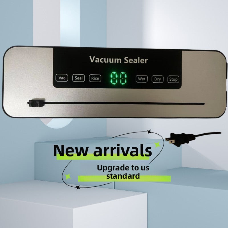 vacuum sealing machine household food preservation machine generation hair full small automatic wet and dry dual-purpose vacuum packaging machine