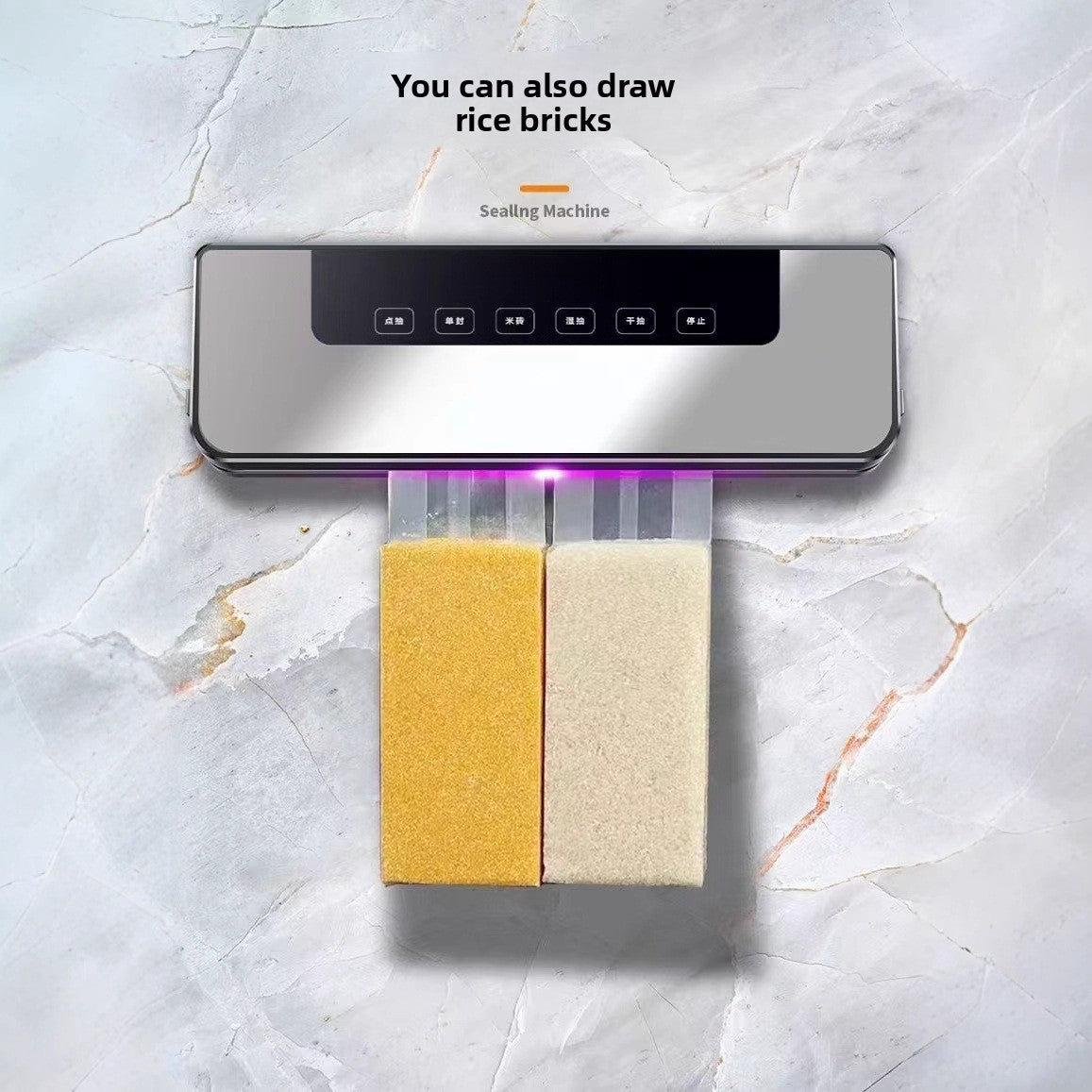 vacuum sealing machine household food preservation machine generation hair full small automatic wet and dry dual-purpose vacuum packaging machine