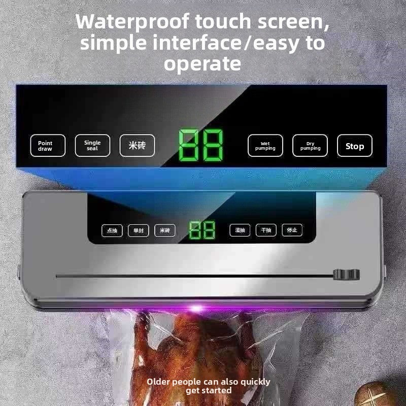 vacuum sealing machine household food preservation machine generation hair full small automatic wet and dry dual-purpose vacuum packaging machine